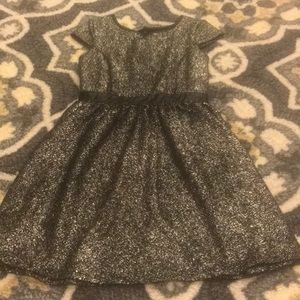 Gurls black and sparkly dress